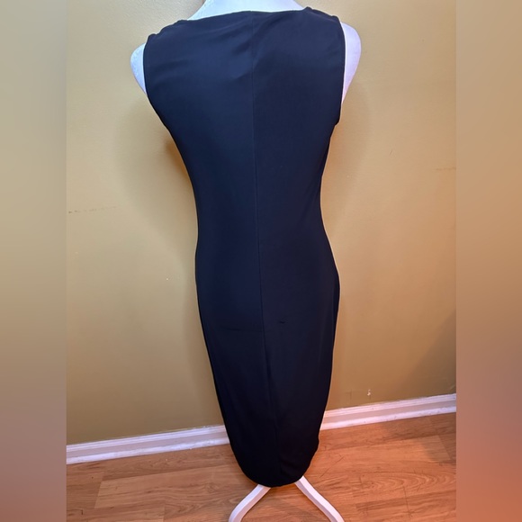 Casual Corner Sleeveless Black Sheath Dress - Picture 6 of 11